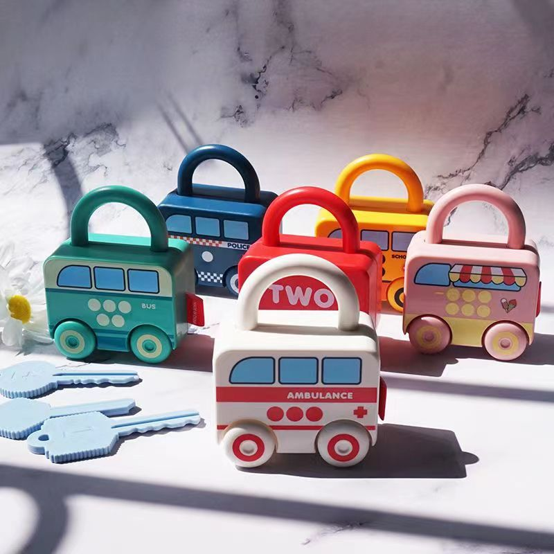 Norvo | LocknLearn | Lære å utforske med interaktive Montessori-lek låser - Stimulerer nysgjerrighet og motoriske ferdigheter