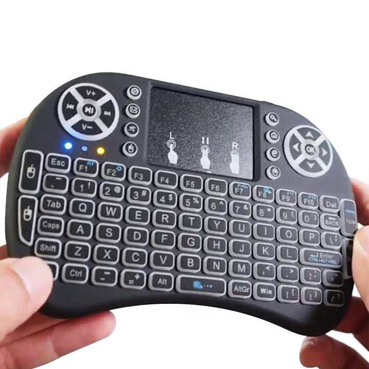 Skanto | LED Bakbelyst Trådløs Mini Tastatur