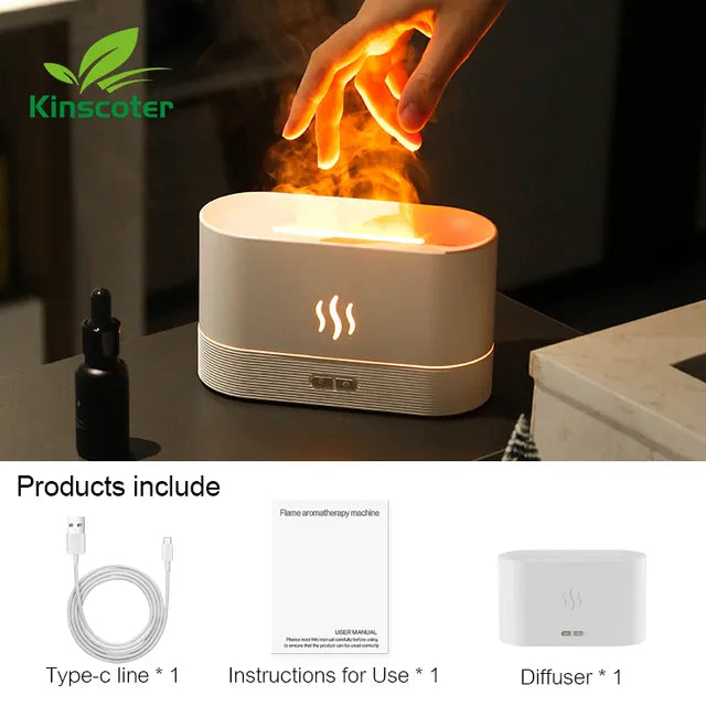AromaMist Diffuser – Ultralyd Duftdistributør med Kald Tåke Skanto
