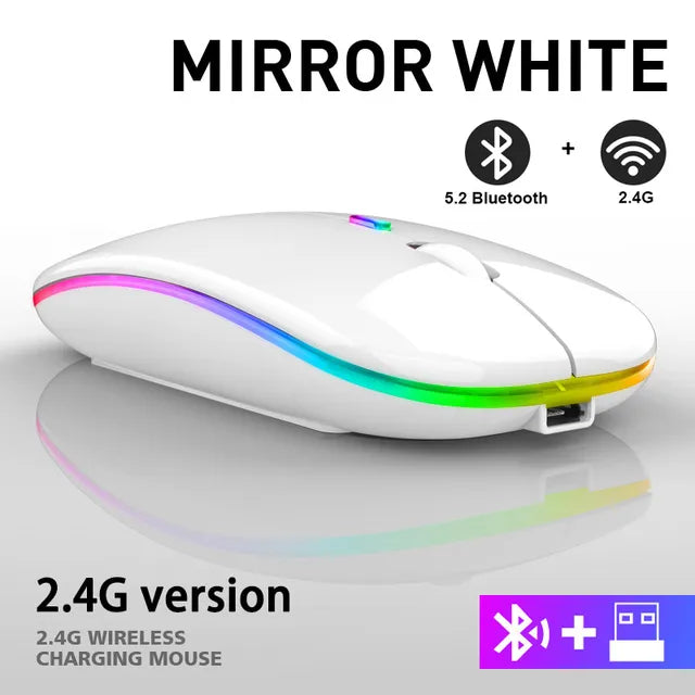 LuxeClick Mouse – Wireless Rechargeable Bluetooth Mouse Skanto