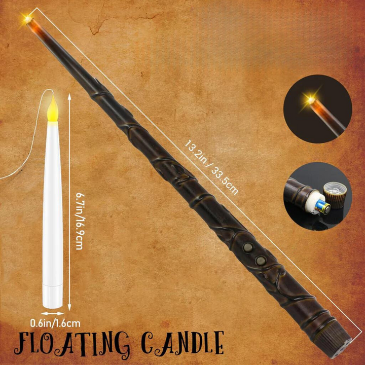 Skanto | Flytende LED-lys - MagicGlow - Inspirert av Harry Potter - Skap en magisk atmosfære