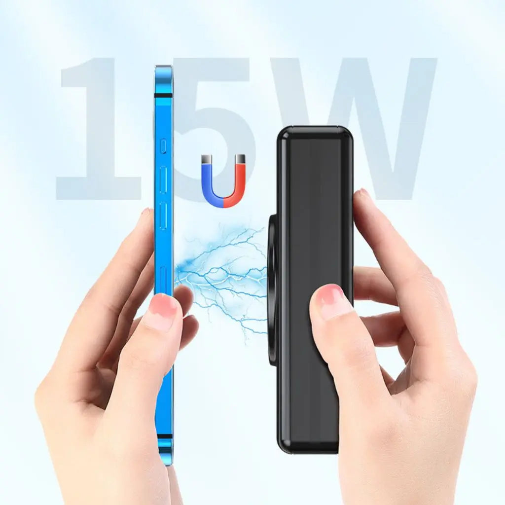 Skanto | EnergieMate 5-i-1 Powerbank – 15 000mAh med hurtigladerfunksjon