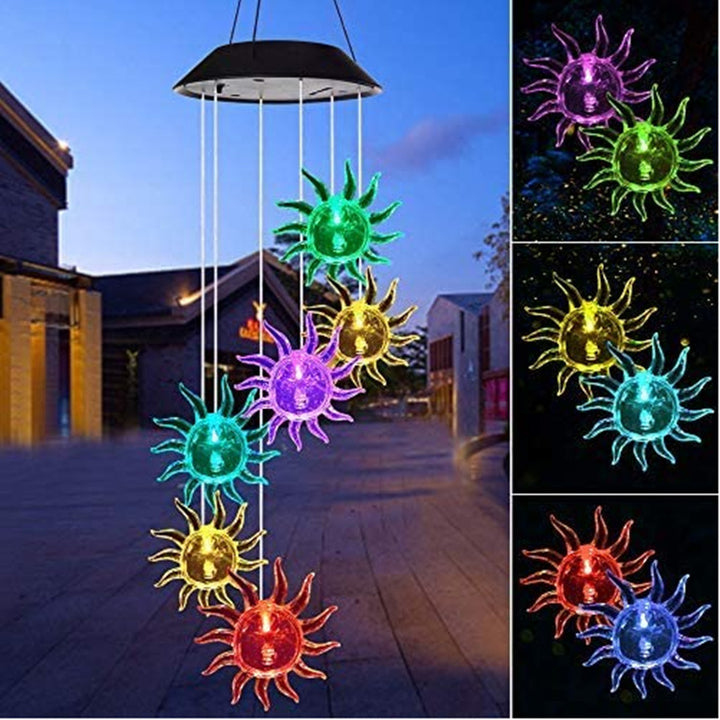 LED Solcelle Sommerfugl Vindspill Hage Hengelys Skanto