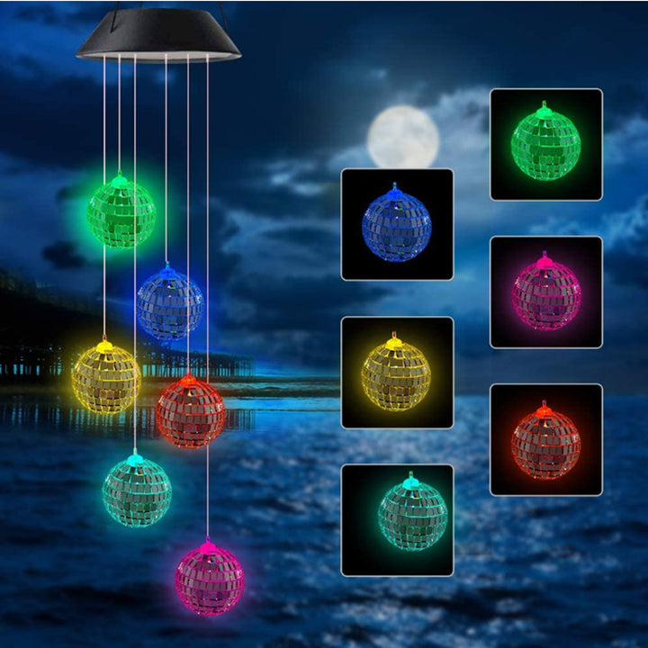 LED Solcelle Sommerfugl Vindspill Hage Hengelys Skanto