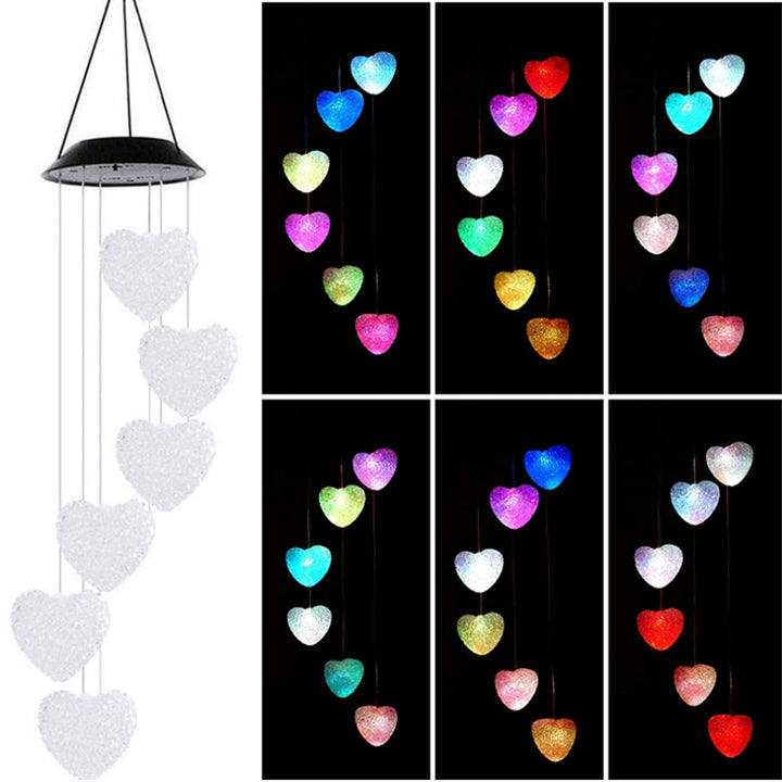 LED Solcelle Sommerfugl Vindspill Hage Hengelys Skanto