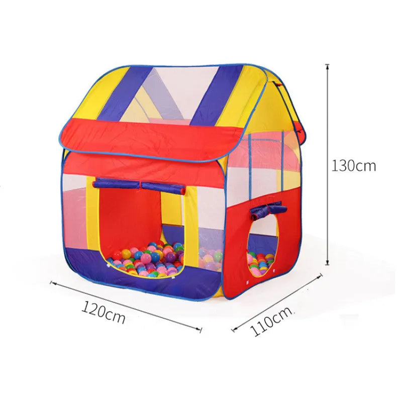 Skanto | Fargerik Leketelt for Barn – Fargerik Ballpit for Innendørs og Utendørs Moro