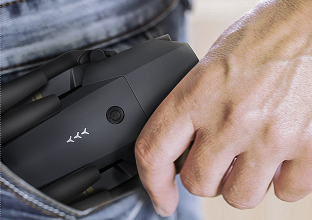 Skanto | Skyhawk HD sammenleggbar luft selfie drone med kamera 2MP