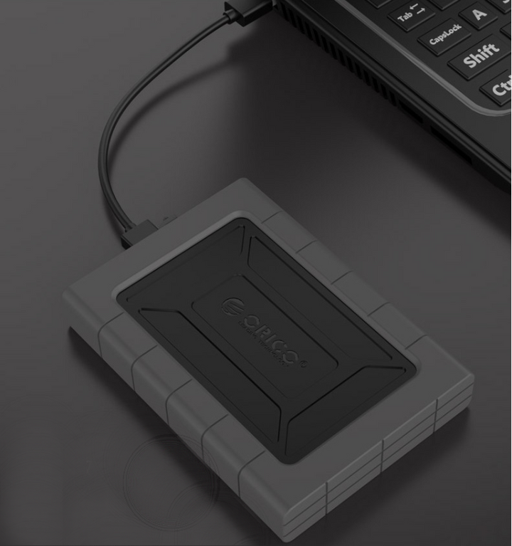 Skanto | Verktøyfri 2.5" USB 3.0 Ekstern Harddisketui, Harddiskinnkapsling med 5Gbps Høyhastighet, for SSD HDD & Støtte for UASP SATA III