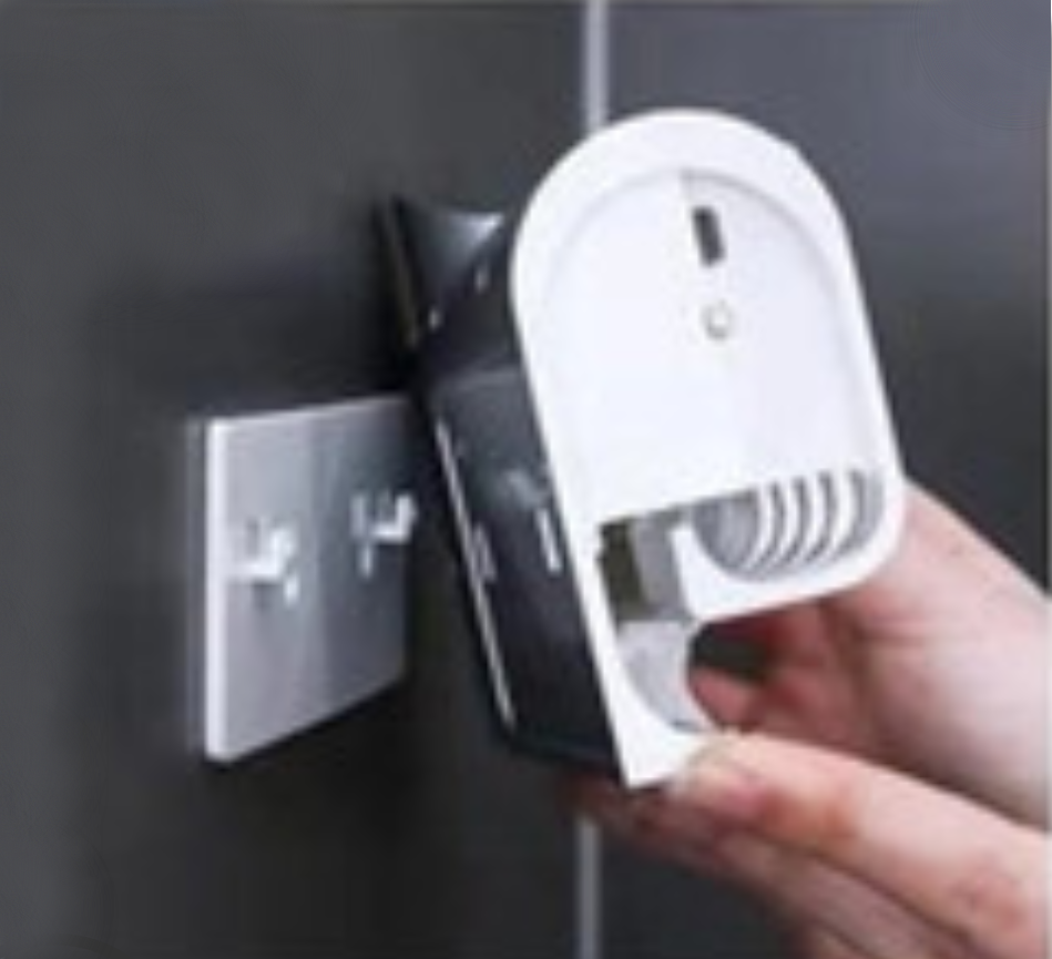 Skanto | Smart Punch-fri UV Sterilisering Tannbørste Sterilisator / Hylle med Automatisk Tannkrem, Soldrevet, Litiumbatteri Oppbevaring, Dobbelt Sterilisering & Automatisk Induksjon