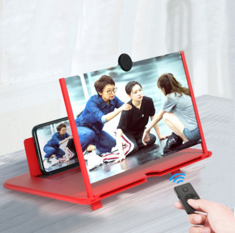 Skanto | 12" Sammenleggbar Smarttelefon Skjermforsterker Projektor, med Anti Blått Lys, Stor Skjerm, Passer for å Se Filmvideoer på Alle Smarttelefoner