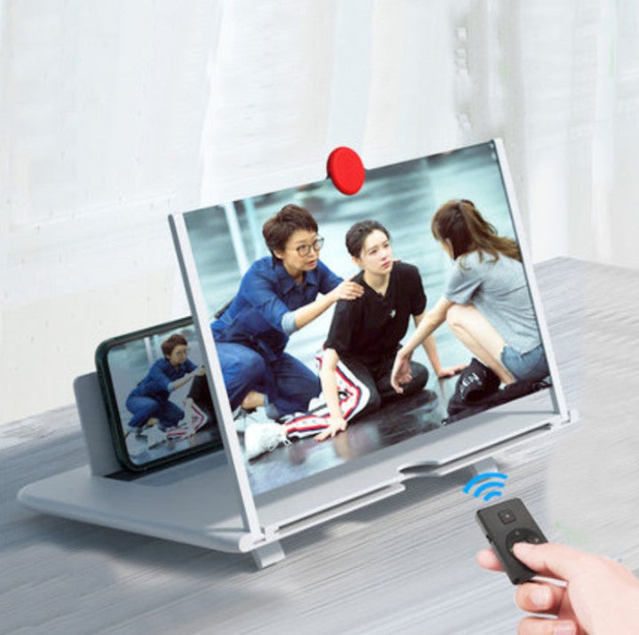 Skanto | 12" Sammenleggbar Smarttelefon Skjerm Forsterker Projektor, med Anti Blått Lys, Stor Skjerm, Egnet for Å Se Filmvideoer På Alle Smarttelefoner