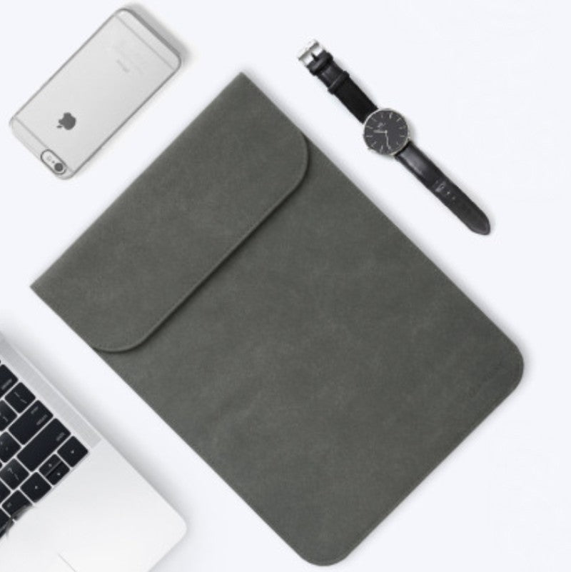 Skanto | Bærbar ultratynn laptopdeksel, med slank design, delikat fleece og usynlig magnetlås