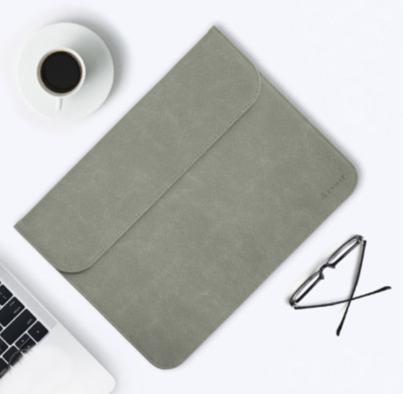Skanto | Bærbar ultratynn laptopdeksel, med slank design, delikat fleece og usynlig magnetlås