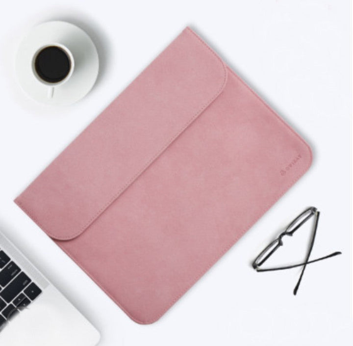 Skanto | Bærbar ultratynn laptopdeksel, med slank design, delikat fleece og usynlig magnetlås