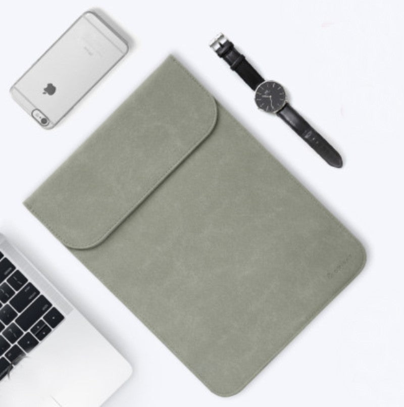 Skanto | Bærbar ultratynn laptopdeksel, med slank design, delikat fleece og usynlig magnetlås