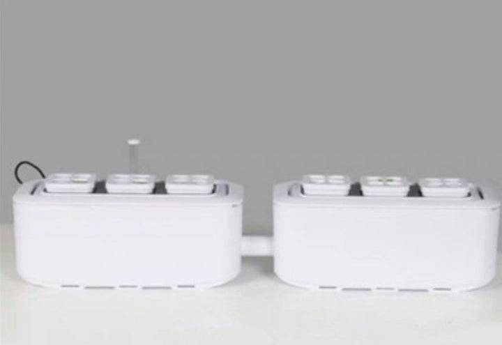 Skanto | Intelligent Hydroponic Soilless Cultivation Pot with Automatic Watering, Water Level Indication and Electronic Control, for Home and Office (med US Standardplugg, 110v~220v)