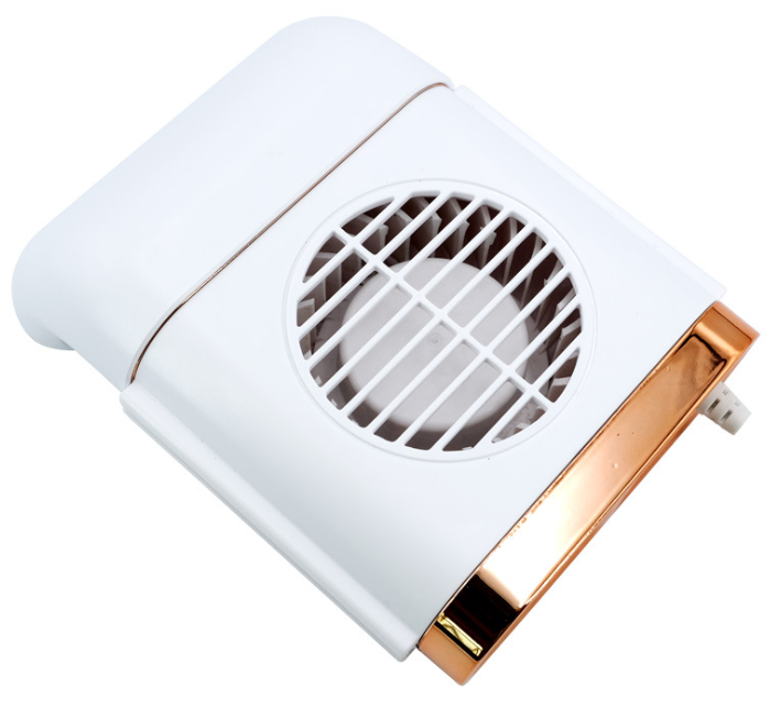 Skanto | Multifunksjonell Mini Bil Baksetefan med Justerbare 3 Hastigheter, Micro USB Strømforsyning og Enkel Installasjon, Kompatibel med de Fleste Biler