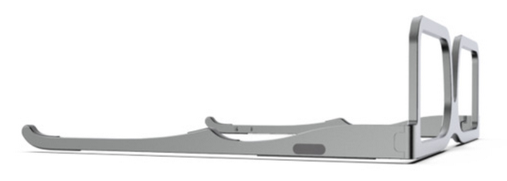 Skanto | Sammenleggbar aluminiumlegering briller stil laptop stativ, for laptop, nettbrett og bok