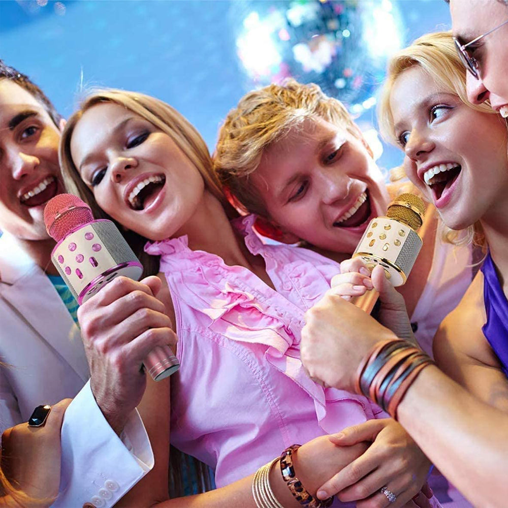 Norvo | Oppladbar trådløs Bluetooth karaoke mikrofon