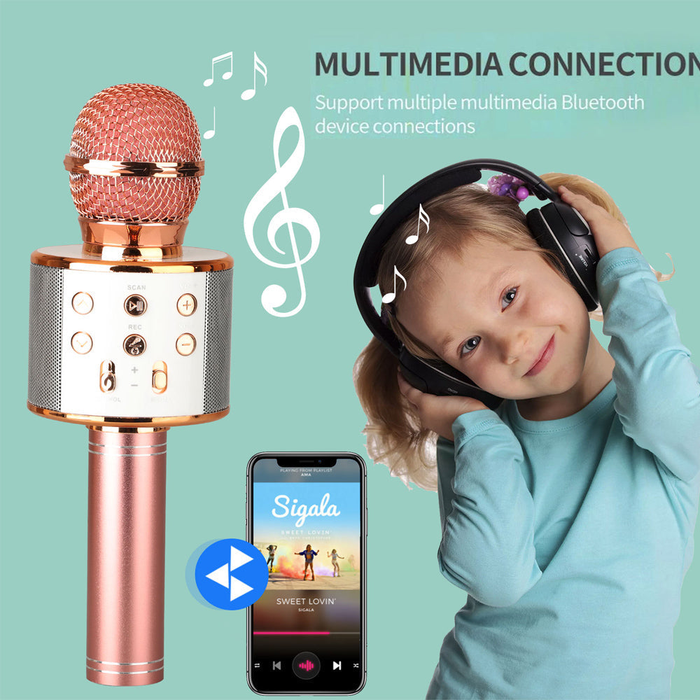 Skanto | Oppladbar trådløs Bluetooth karaoke-mikrofon