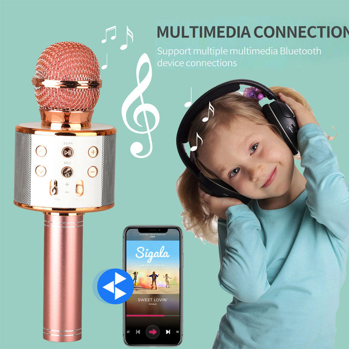 Skanto | Oppladbar trådløs Bluetooth karaoke-mikrofon