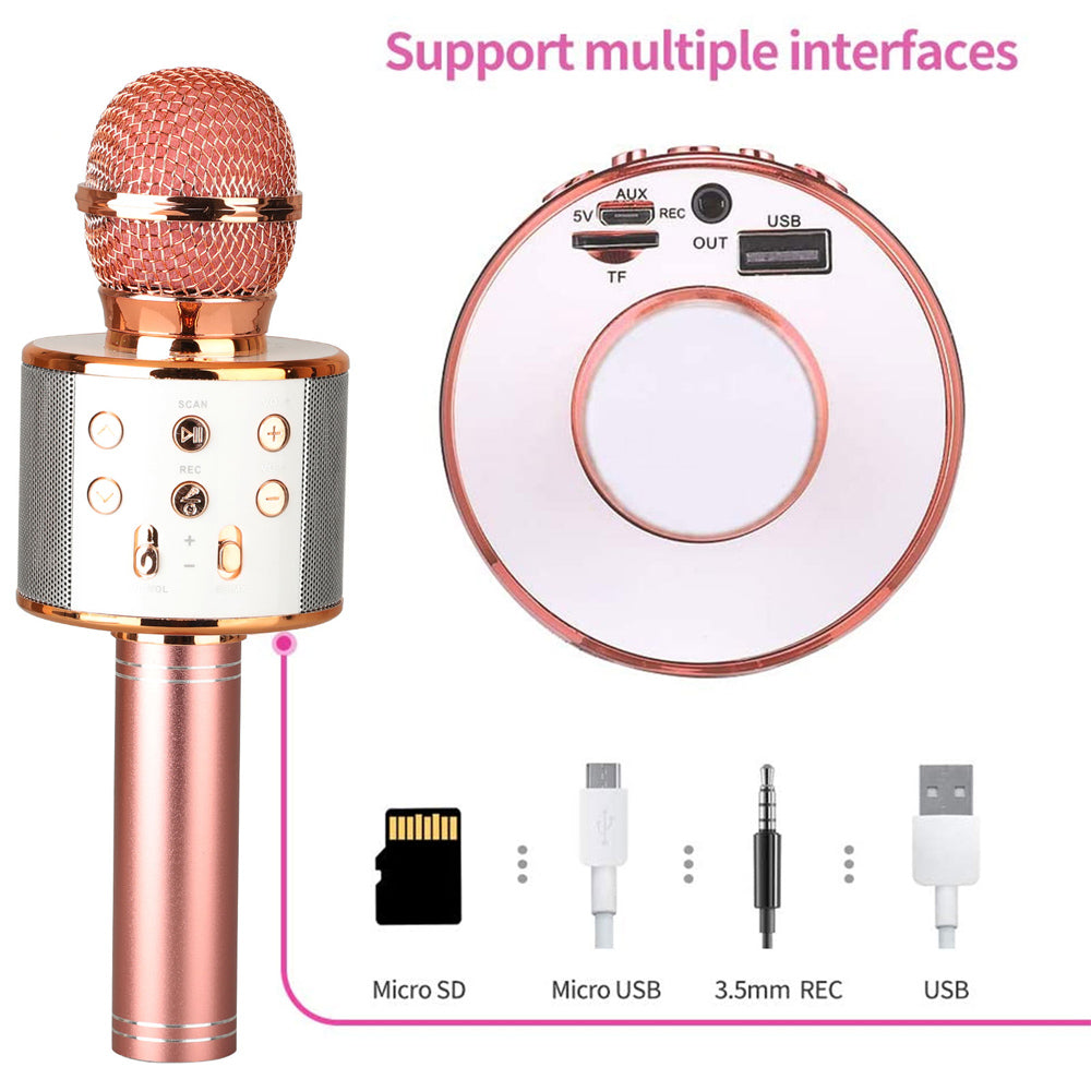 Skanto | Oppladbar trådløs Bluetooth karaoke-mikrofon