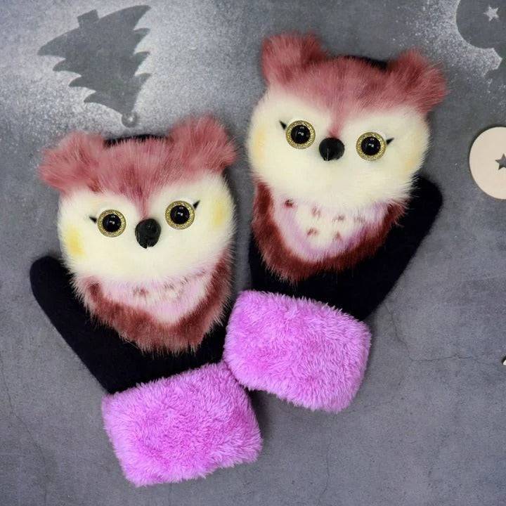 2022 nye tegneserie plush strikkede hansker🌈 | Skanto