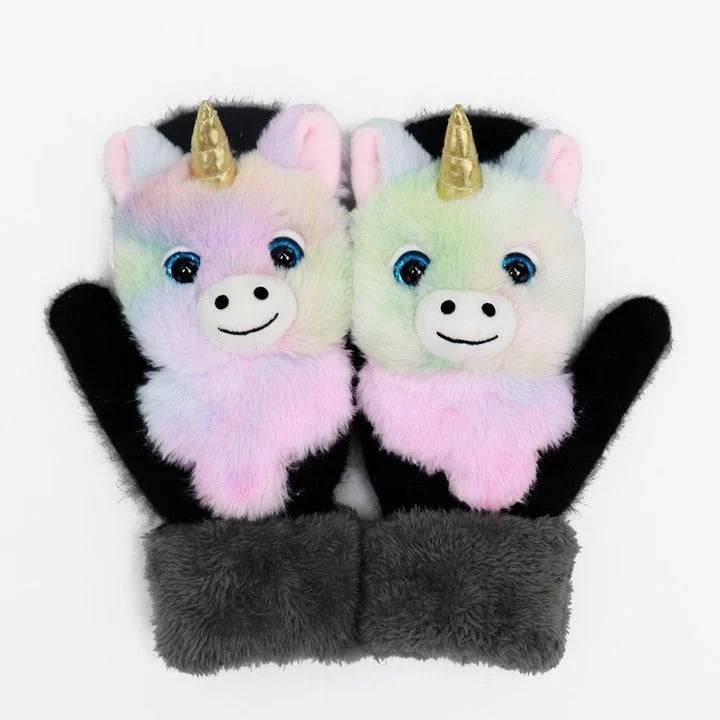 2022 nye tegneserie plush strikkede hansker🌈 | Skanto