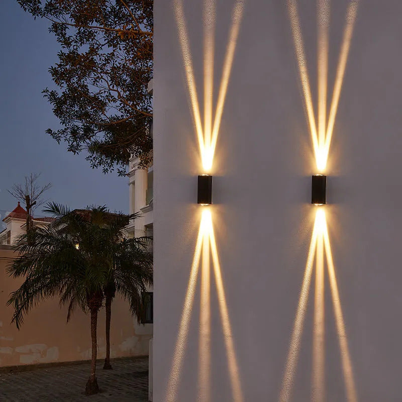 Moderne Minimalistisk Utendørs Vanntett Strålekaster LED Utendørs Dekorativ Vegglampe | Skanto