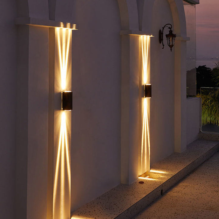 Moderne Minimalistisk Utendørs Vanntett Strålekaster LED Utendørs Dekorativ Vegglampe | Skanto