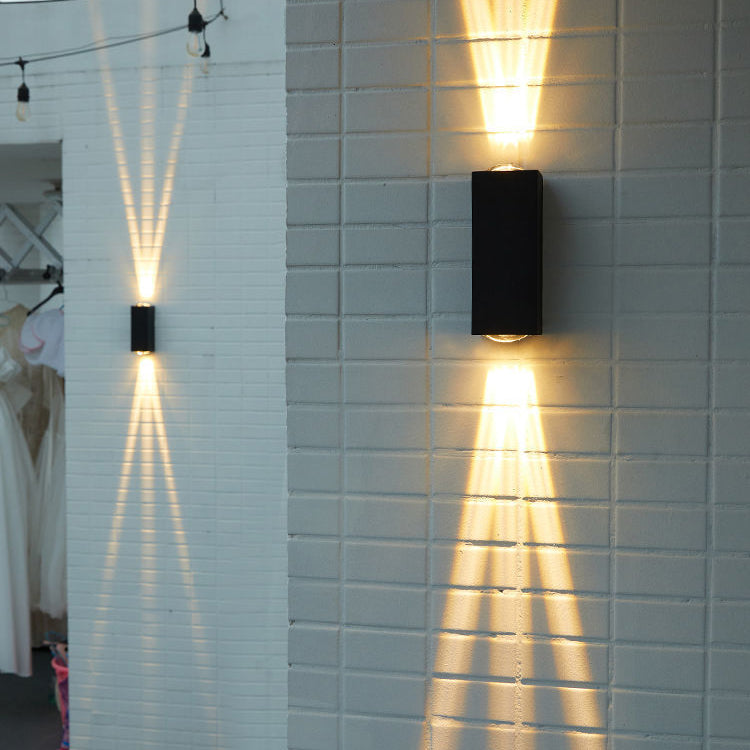 Moderne Minimalistisk Utendørs Vanntett Strålekaster LED Utendørs Dekorativ Vegglampe | Skanto