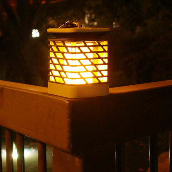 Skanto | Solar Flame Fakkel Lys Firkantet LED Hage Gress Dekorativ Hengende Lys