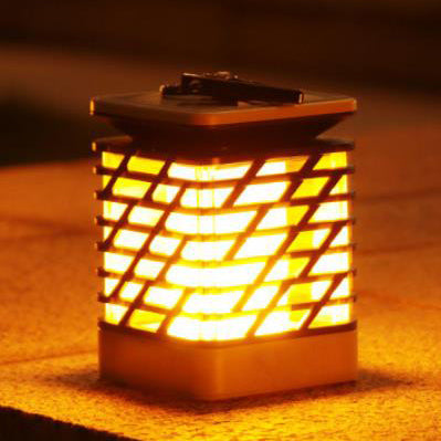 Skanto | Solar Flame Fakkel Lys Firkantet LED Hage Gress Dekorativ Hengende Lys