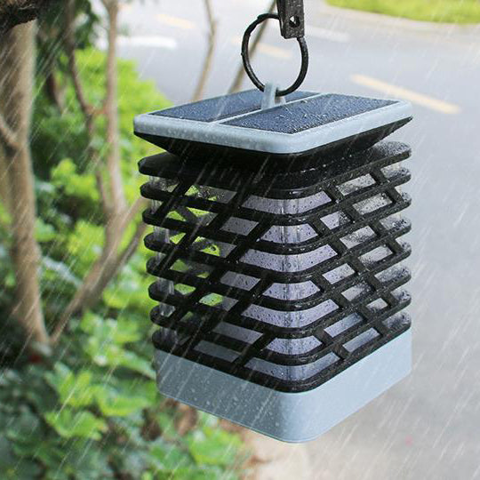 Skanto | Solar Flame Fakkel Lys Firkantet LED Hage Gress Dekorativ Hengende Lys