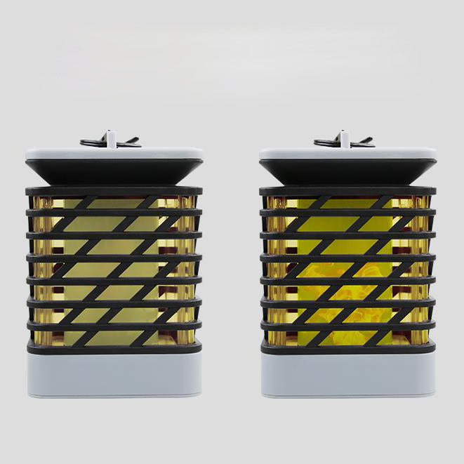 Skanto | Solar Flame Fakkel Lys Firkantet LED Hage Gress Dekorativ Hengende Lys