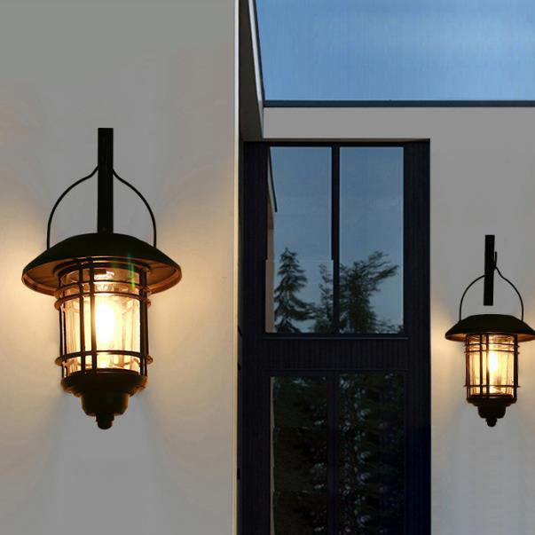 Tradisjonell europeisk sol utendørs vanntett induksjon LED dekorativ vegglampe | Skanto