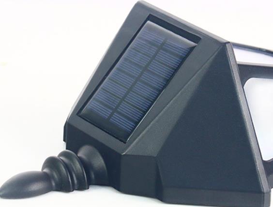 Moderne minimalistiske sol ute vanntett induksjon to-farge belysning LED utendørs hagevegg lampe | Skanto
