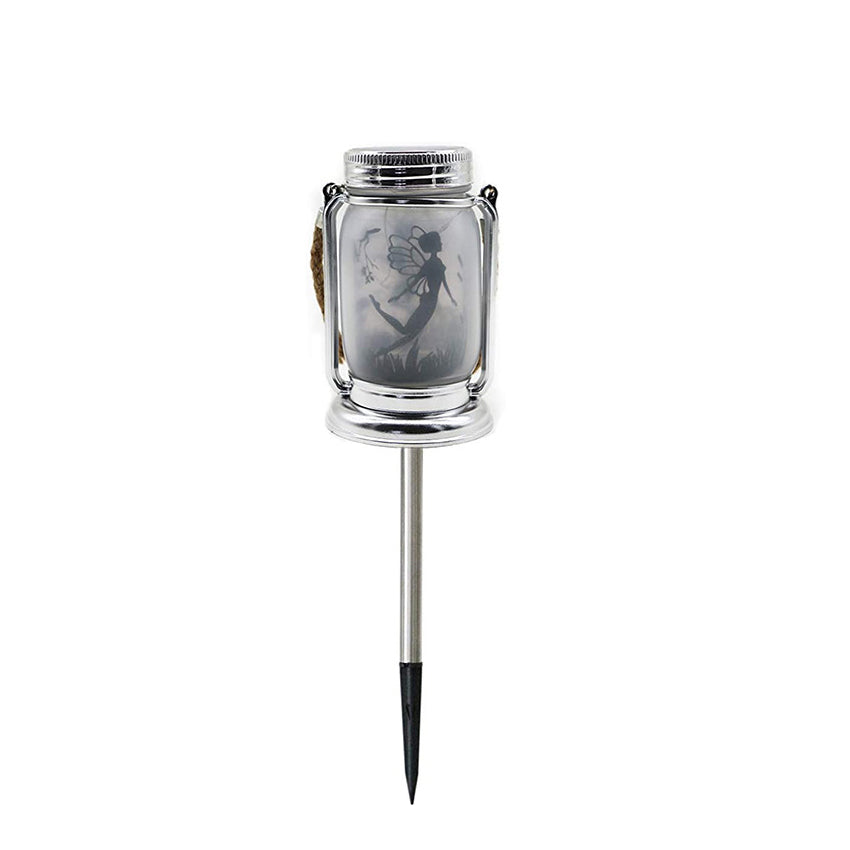 Solar Creative Fairy Frosted Glass Jar LED Utendørs Lys | Skanto