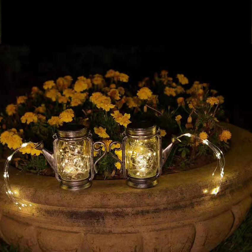 Solar Creative Fairy Frosted Glass Jar LED Utendørs Lys | Skanto
