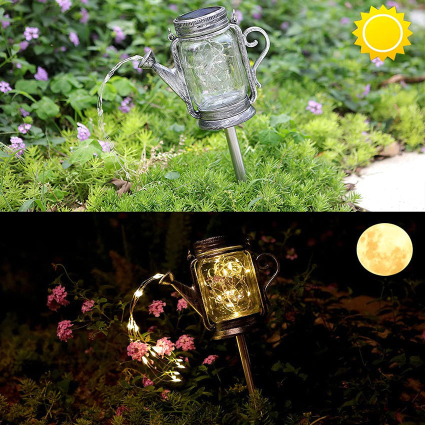 Solar Creative Fairy Frosted Glass Jar LED Utendørs Lys | Skanto