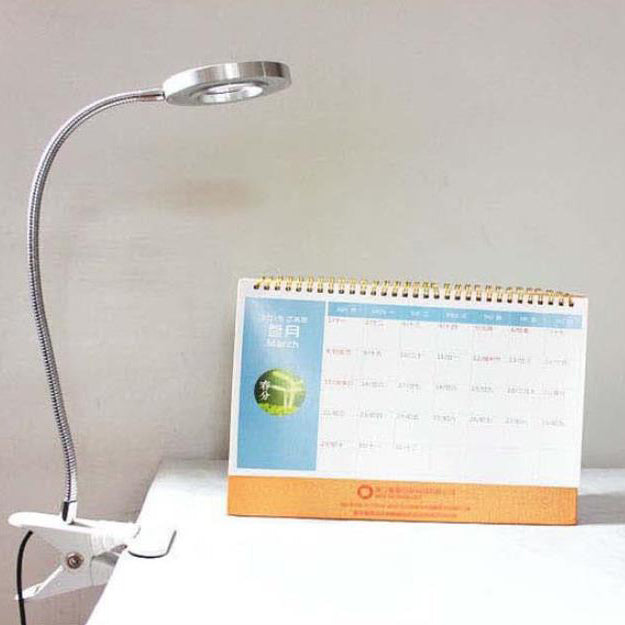 Skanto | Kreativ enkel USB bukseknapp LED lese klipp skrivebord lampe