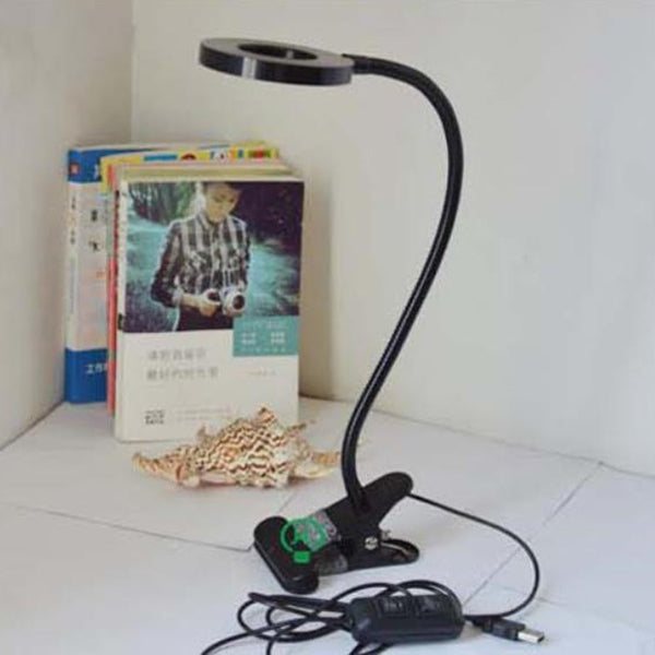 Skanto | Kreativ enkel USB bukseknapp LED lese klipp skrivebord lampe