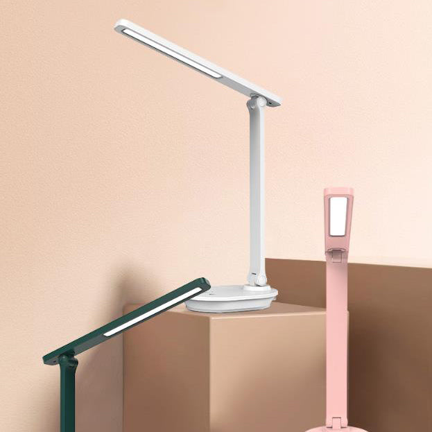 Skanto | Moderne dobbelt sammenleggbart øyepleie trådløst oppladbart LED skrivebordslampe