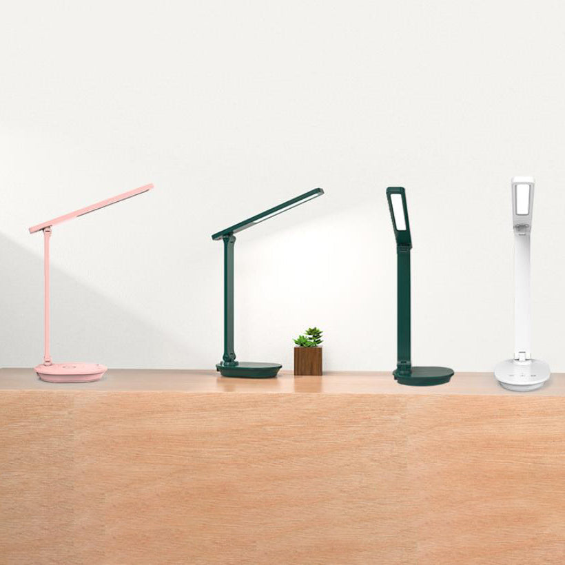 Skanto | Moderne dobbelt sammenleggbart øyepleie trådløst oppladbart LED skrivebordslampe