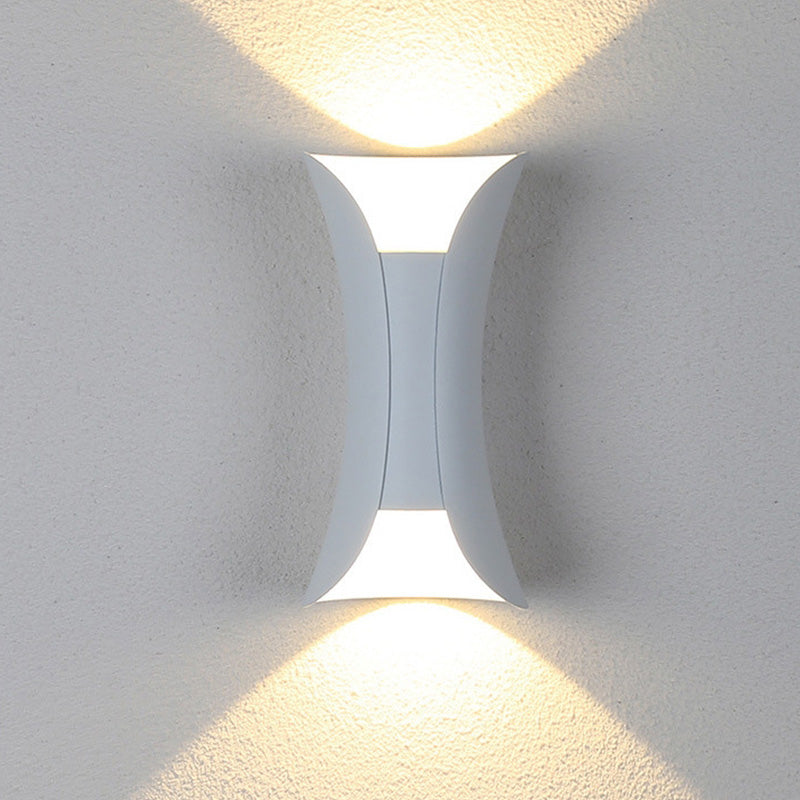 Stilig LED vegglampe for utendørs - Moderne og vanntett | Skanto