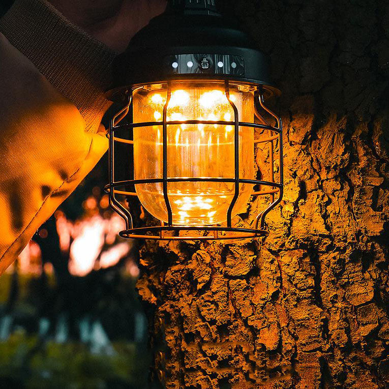 Utendørs Camping Jern LED Lys | Skanto