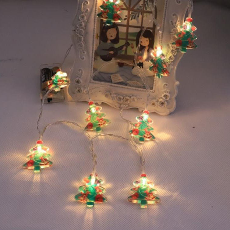 Skanto | Jule Santa Claus Dekorative LED Batteri Lyskjede