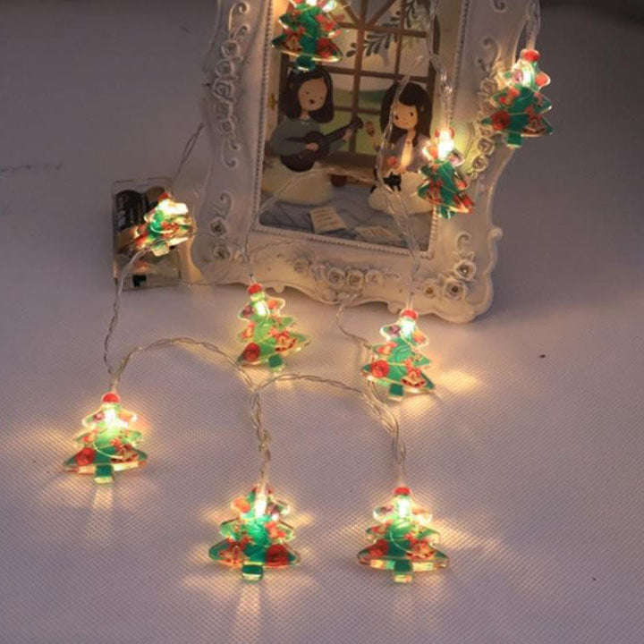 Skanto | Jule Santa Claus Dekorative LED Batteri Lyskjede
