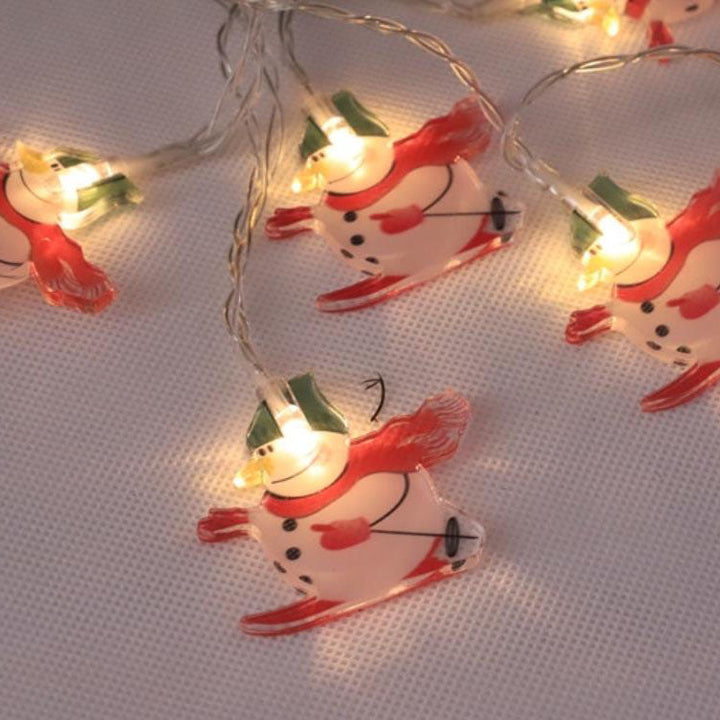 Skanto | Jule Santa Claus Dekorative LED Batteri Lyskjede