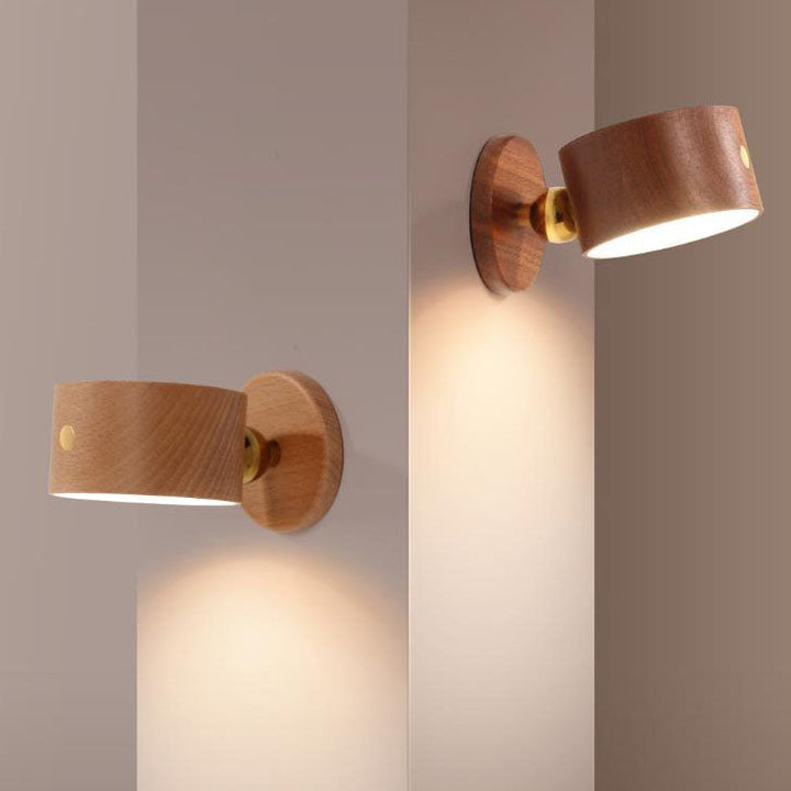 Skanto | Enkel tre USB-oppladbar berøringsmagnet LED nattlys vegglampe